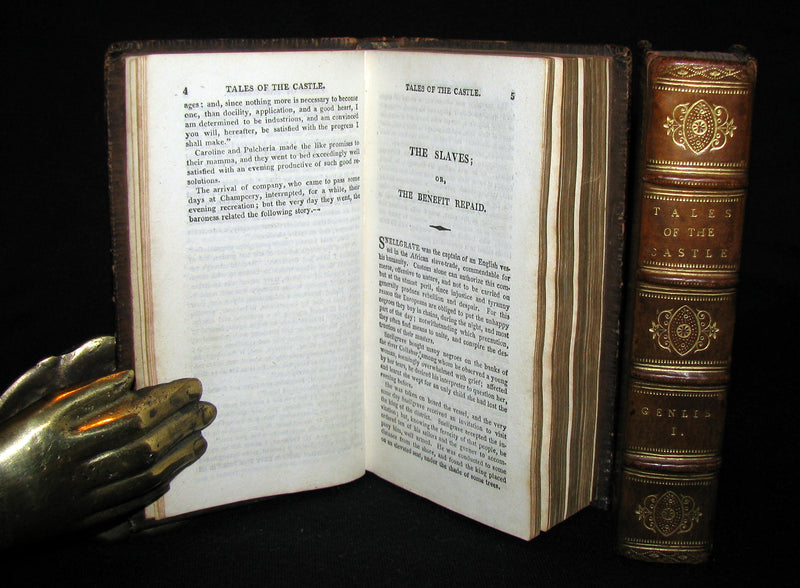 1816 Rare Book set - TALES of the CASTLE by Madame De Genlis