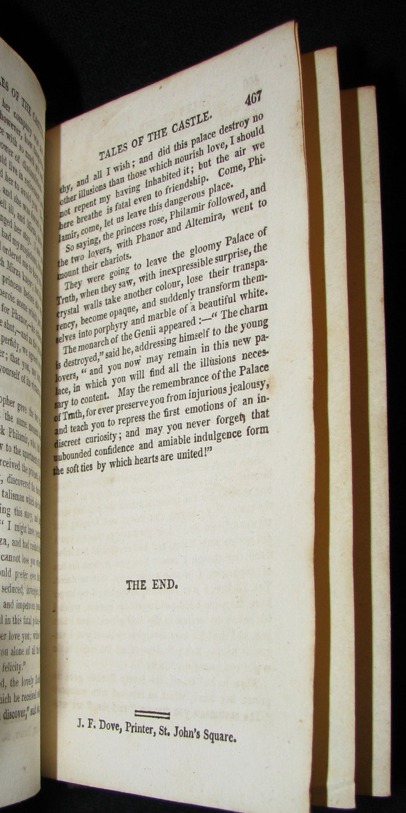 1816 Rare Book set - TALES of the CASTLE by Madame De Genlis