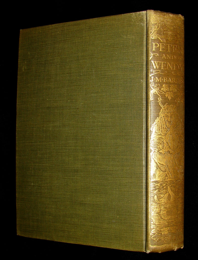 1911 Rare Book  - Peter Pan First Edition - Peter and Wendy by James Matthew Barrie