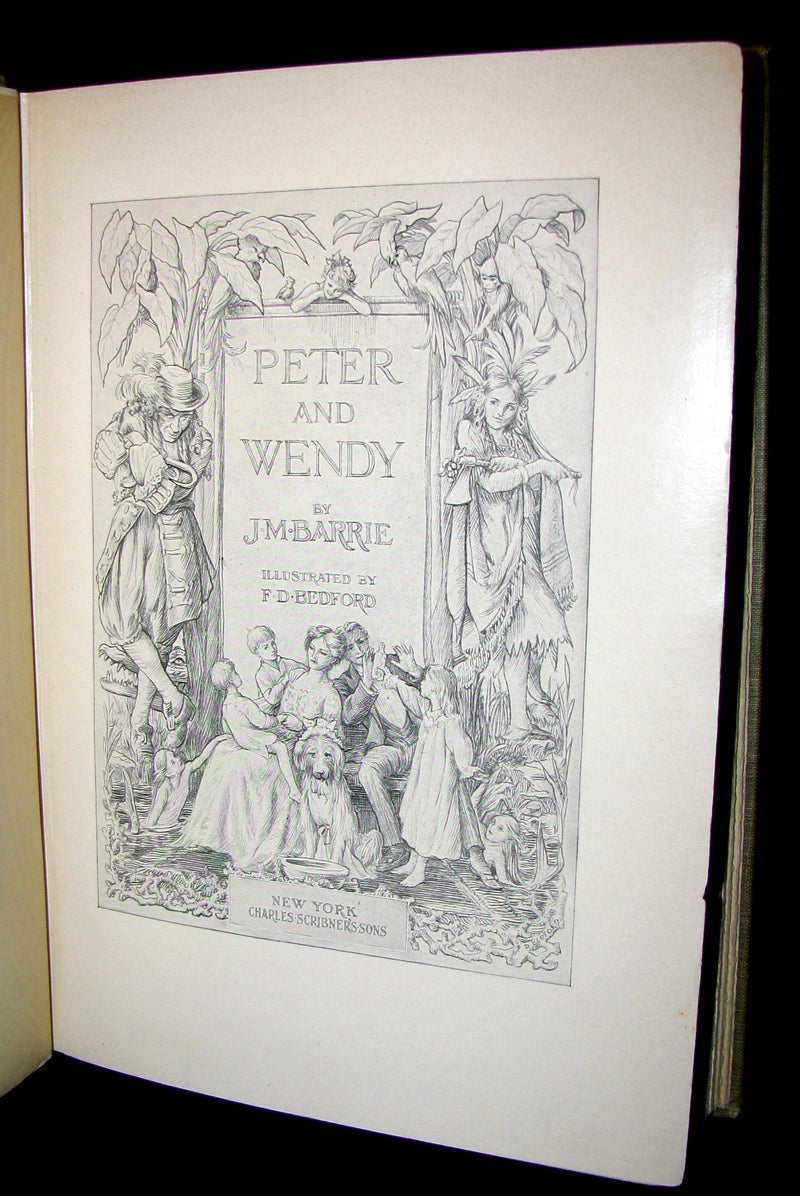 1911 Rare Book  - Peter Pan First Edition - Peter and Wendy by James Matthew Barrie