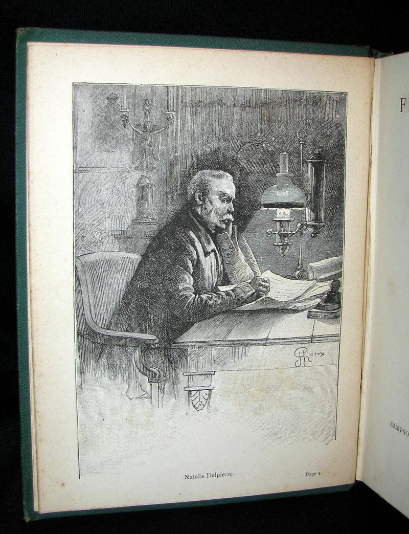 1891 Rare Early Edition - JULES VERNE The Flight to France or The Memoirs of a Dragoon