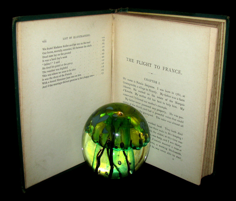 1891 Rare Early Edition - JULES VERNE The Flight to France or The Memoirs of a Dragoon