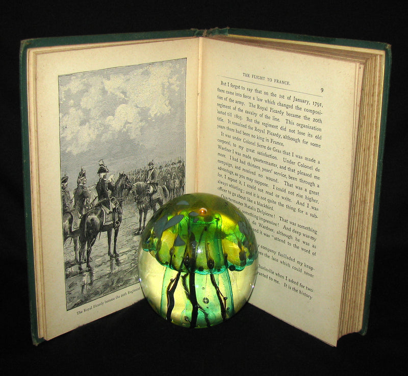 1891 Rare Early Edition - JULES VERNE The Flight to France or The Memoirs of a Dragoon