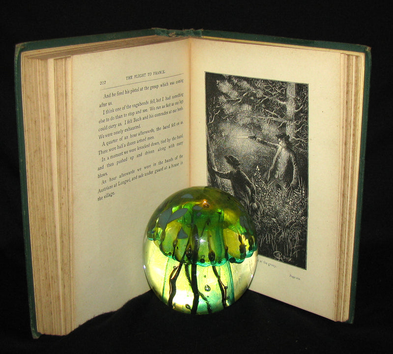1891 Rare Early Edition - JULES VERNE The Flight to France or The Memoirs of a Dragoon