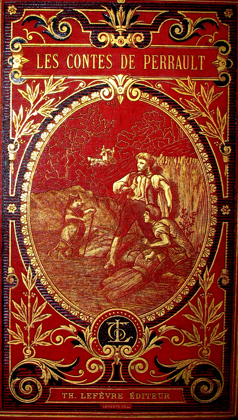 1890 Rare illustrated French Book ~ Contes de Perrault - Fairy Tales