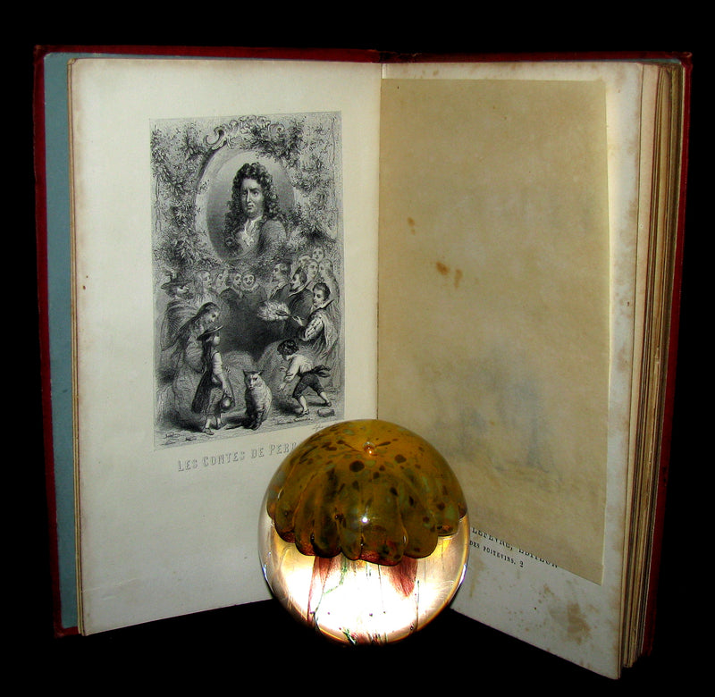 1890 Rare illustrated French Book ~ Contes de Perrault - Fairy Tales