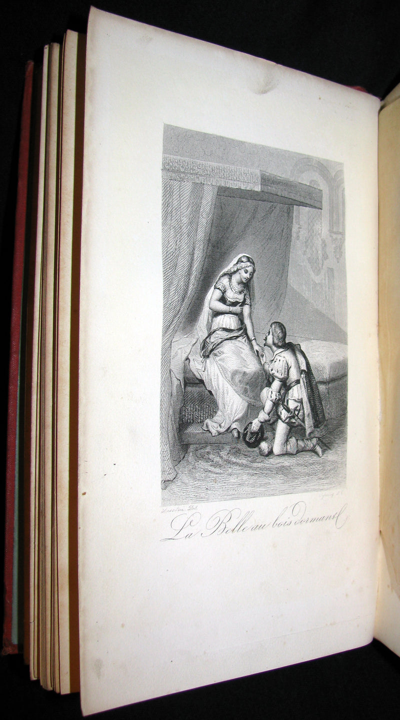 1890 Rare illustrated French Book ~ Contes de Perrault - Fairy Tales