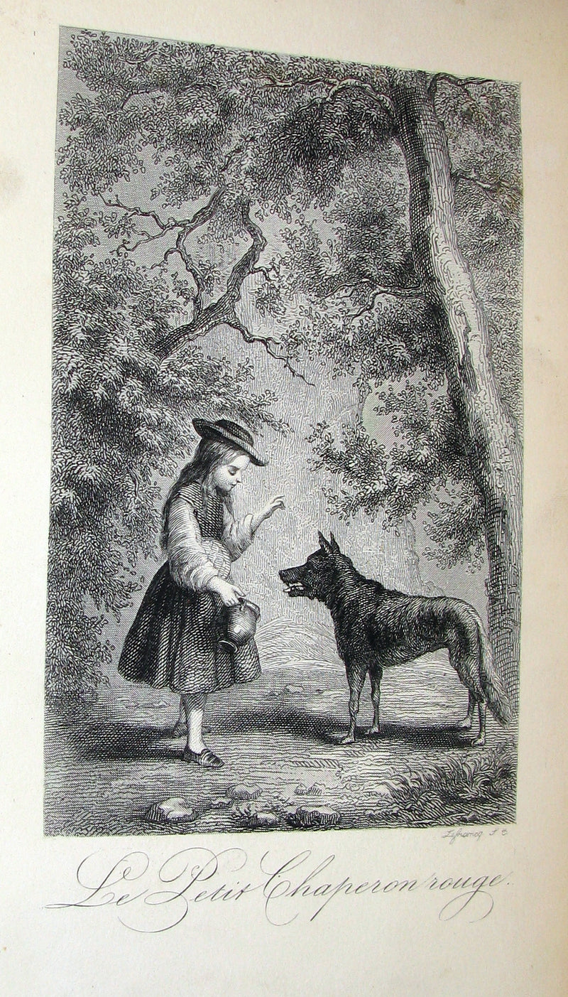 1890 Rare illustrated French Book ~ Contes de Perrault - Fairy Tales