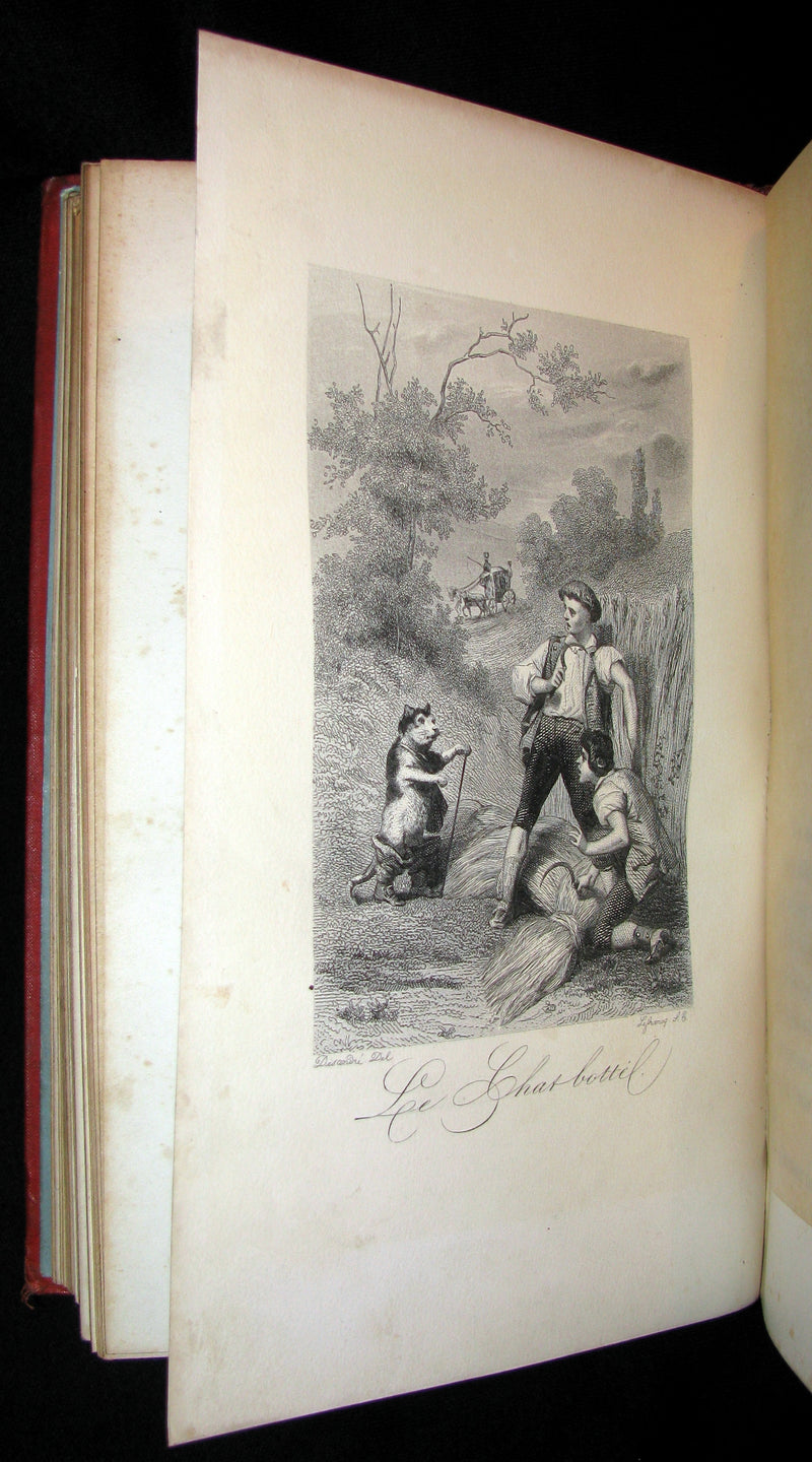 1890 Rare illustrated French Book ~ Contes de Perrault - Fairy Tales