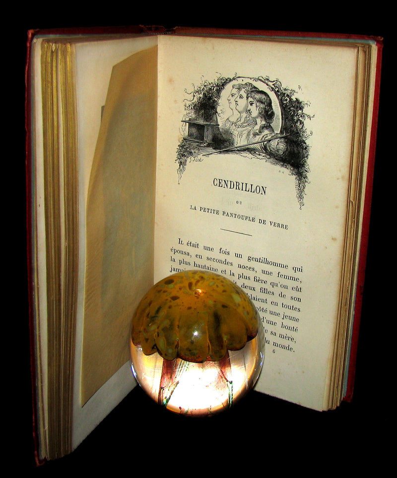 1890 Rare illustrated French Book ~ Contes de Perrault - Fairy Tales