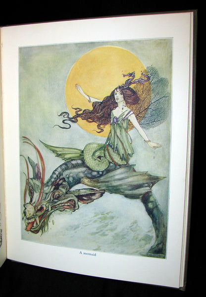 1913 Rare Art Nouveau Book - Fairy Frolics by Enos Benjamin Comstock. First Edition.