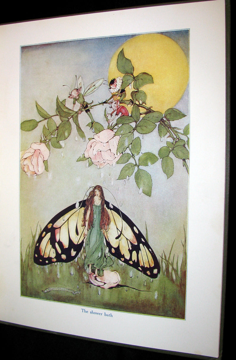 1913 Rare Art Nouveau Book - Fairy Frolics by Enos Benjamin Comstock. First Edition.