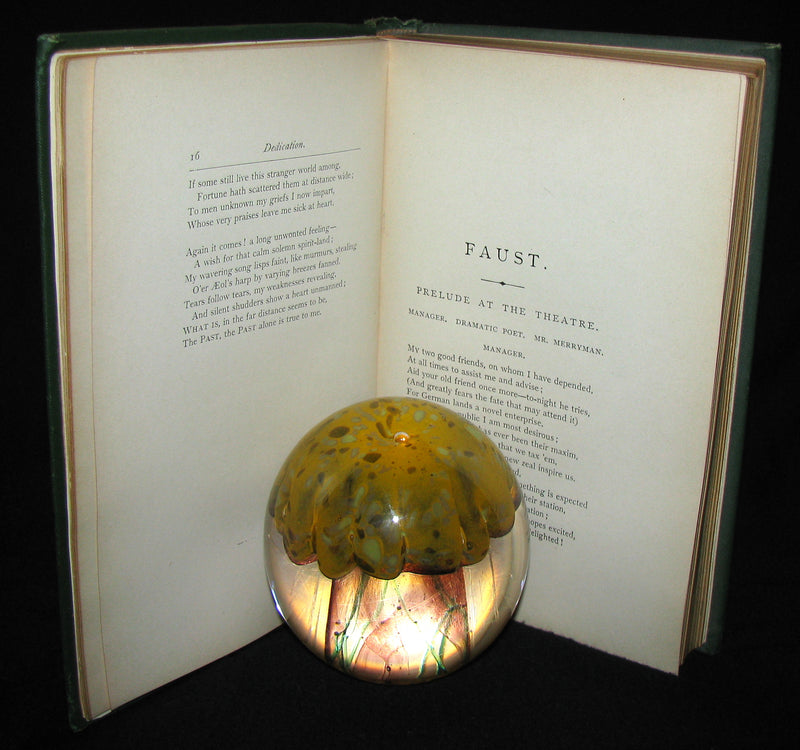 1890 Rare Victorian Book - FAUST by Goethe, Illustrated by Frederick J. Boston.