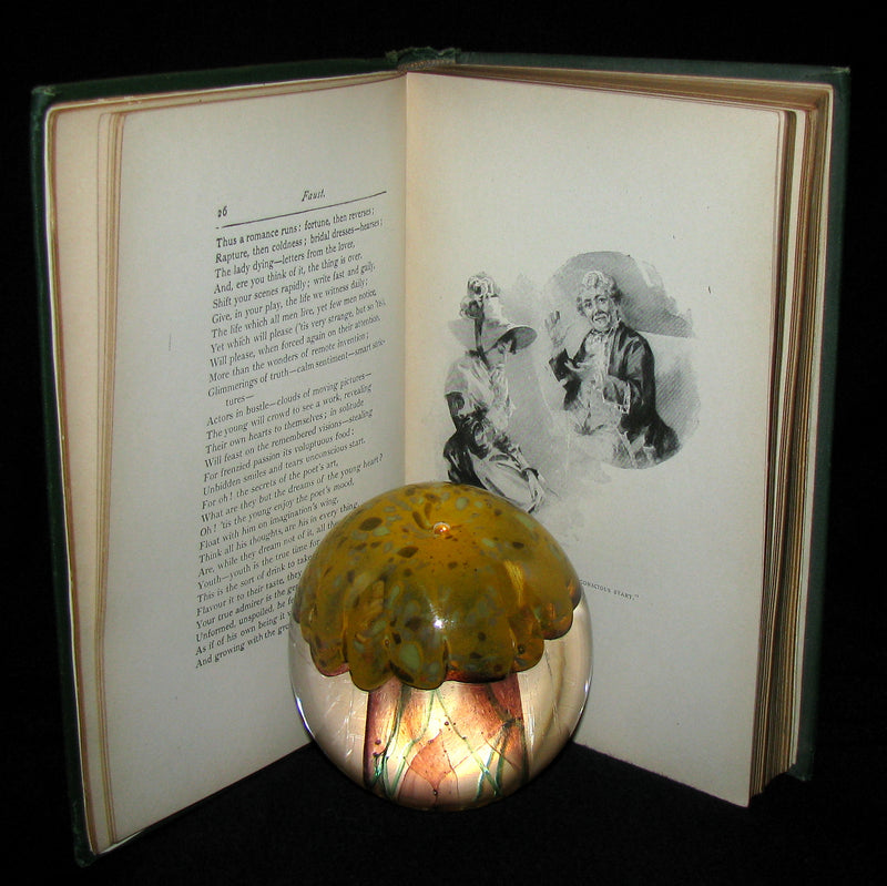 1890 Rare Victorian Book - FAUST by Goethe, Illustrated by Frederick J. Boston.