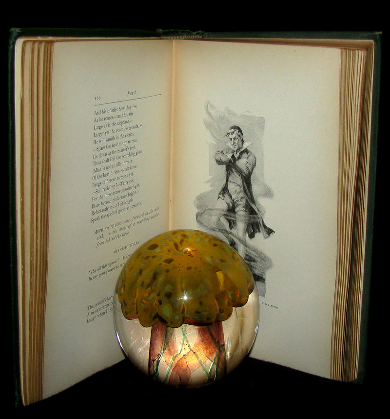 1890 Rare Victorian Book - FAUST by Goethe, Illustrated by Frederick J. Boston.