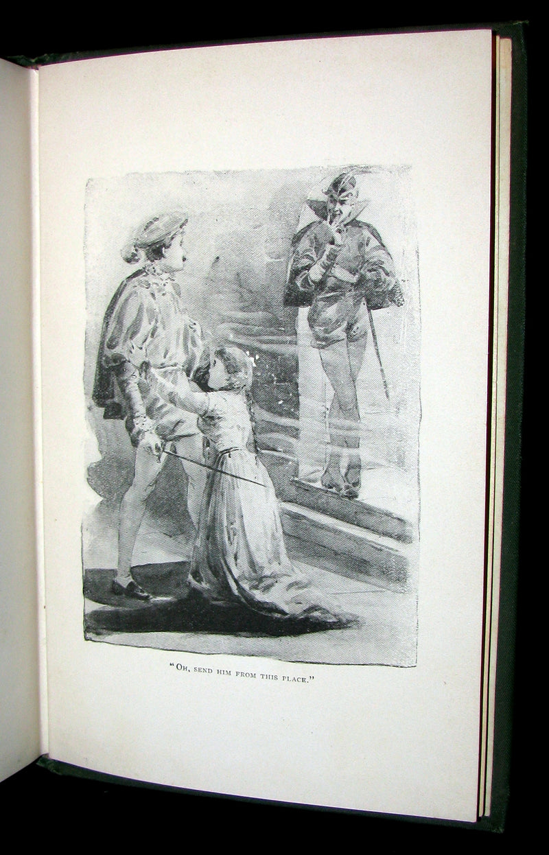 1890 Rare Victorian Book - FAUST by Goethe, Illustrated by Frederick J. Boston.
