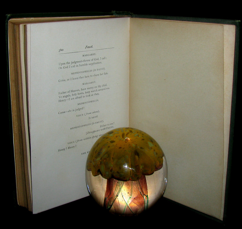 1890 Rare Victorian Book - FAUST by Goethe, Illustrated by Frederick J. Boston.