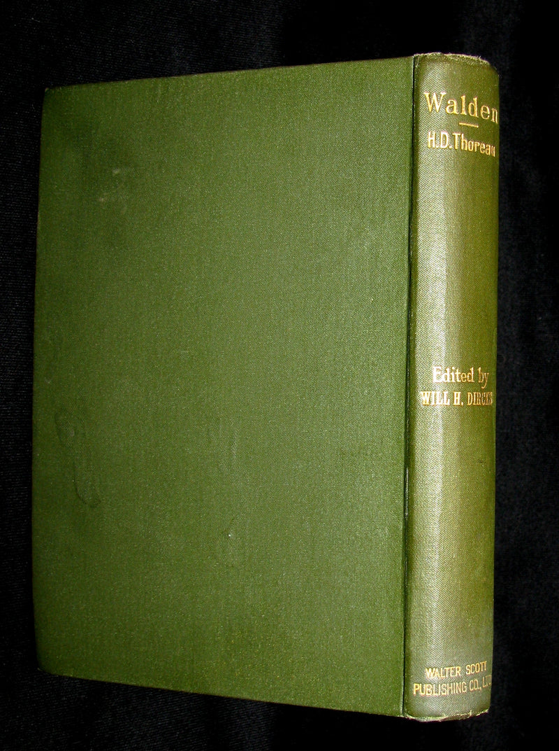1886 Rare Victorian Book - WALDEN by Henry David Thoreau