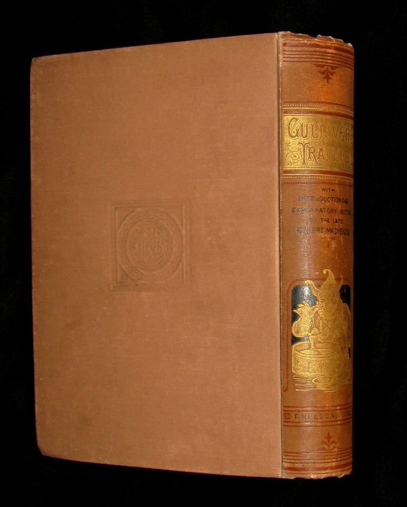 1896 Rare Victorian Book - Gulliver's Travels Into Several Remote Nations of the World