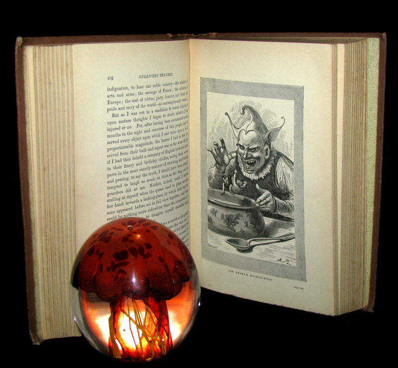 1896 Rare Victorian Book - Gulliver's Travels Into Several Remote Nations of the World
