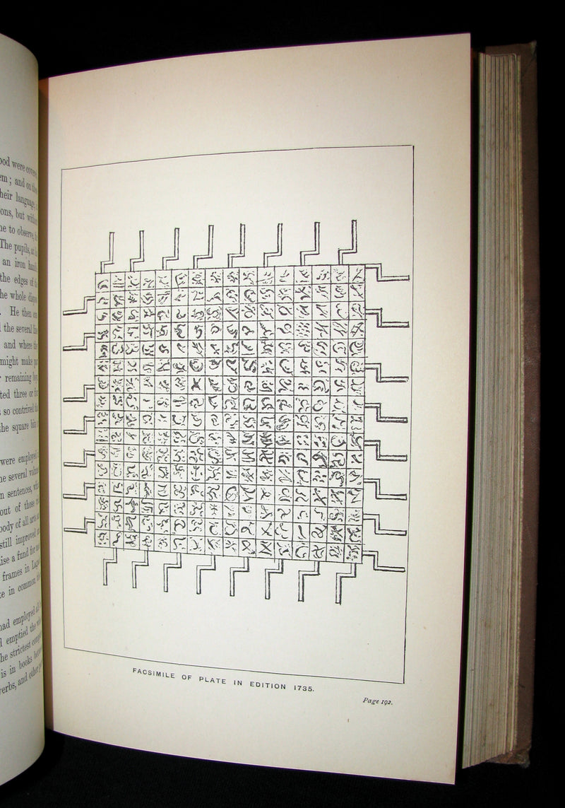 1896 Rare Victorian Book - Gulliver's Travels Into Several Remote Nations of the World