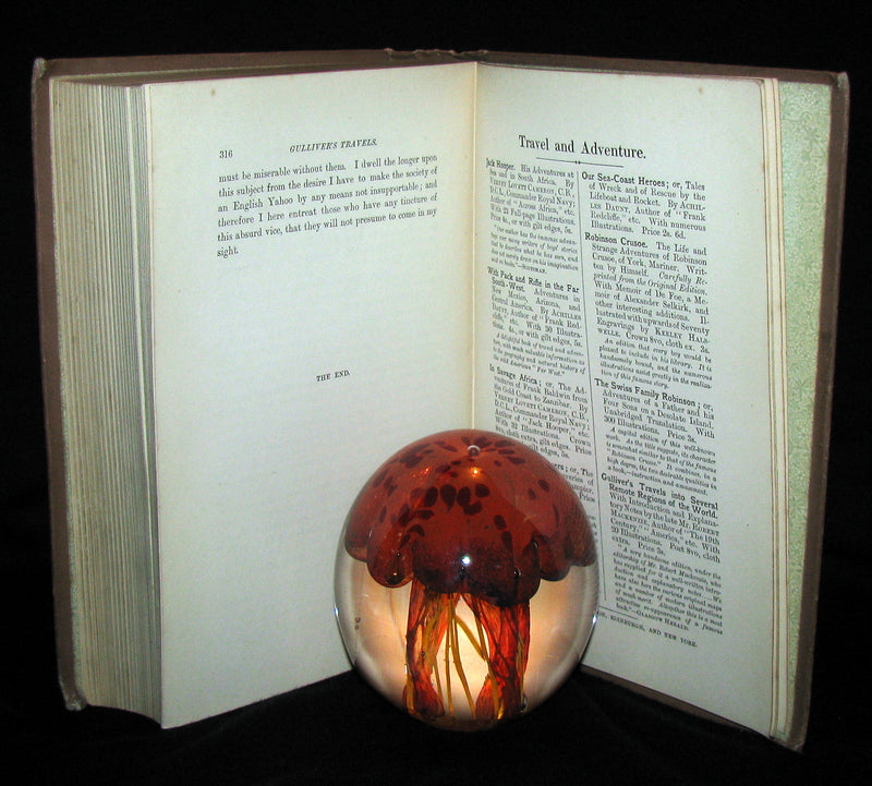 1896 Rare Victorian Book - Gulliver's Travels Into Several Remote Nations of the World