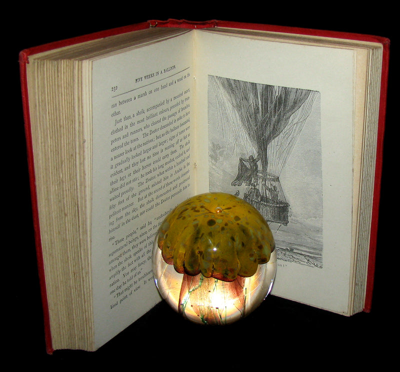 1899 Rare Victorian Book - JULES VERNE Five Weeks in a Balloon.