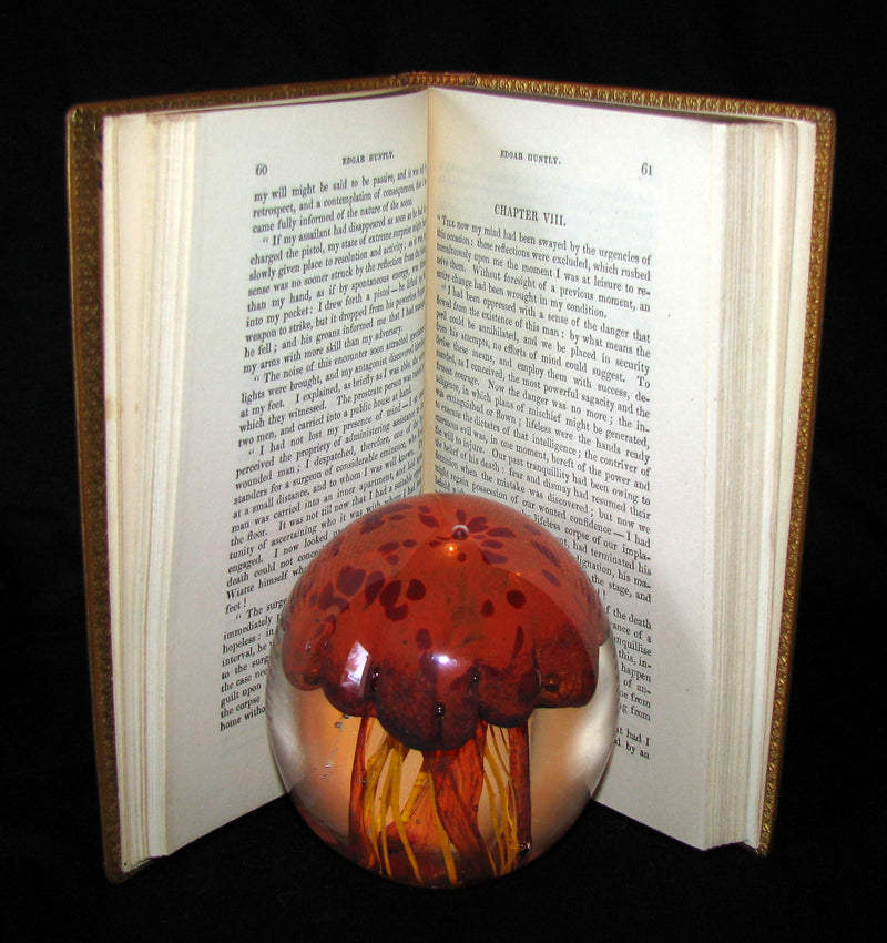 1835 Gothic Book - EDGAR HUNTLY OR THE SLEEP WALKER. Fine binding by Zaehnsdorf.