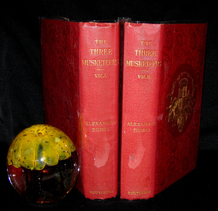 1895 Rare Book set - The Three Musketeers by Alexandre Dumas