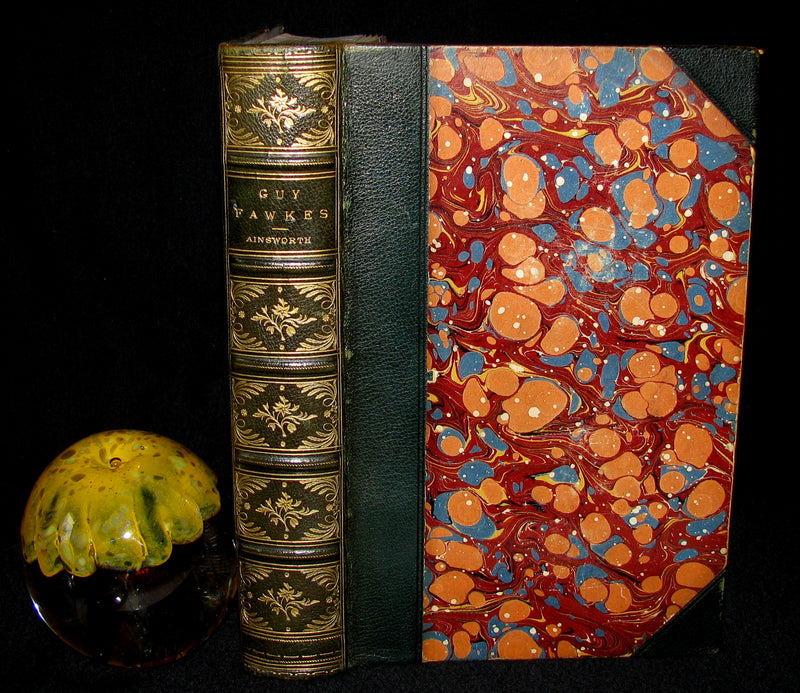 1840's Rare Book - Guy Fawkes, or the Gunpowder Treason illustrated by CRUIKSHANK