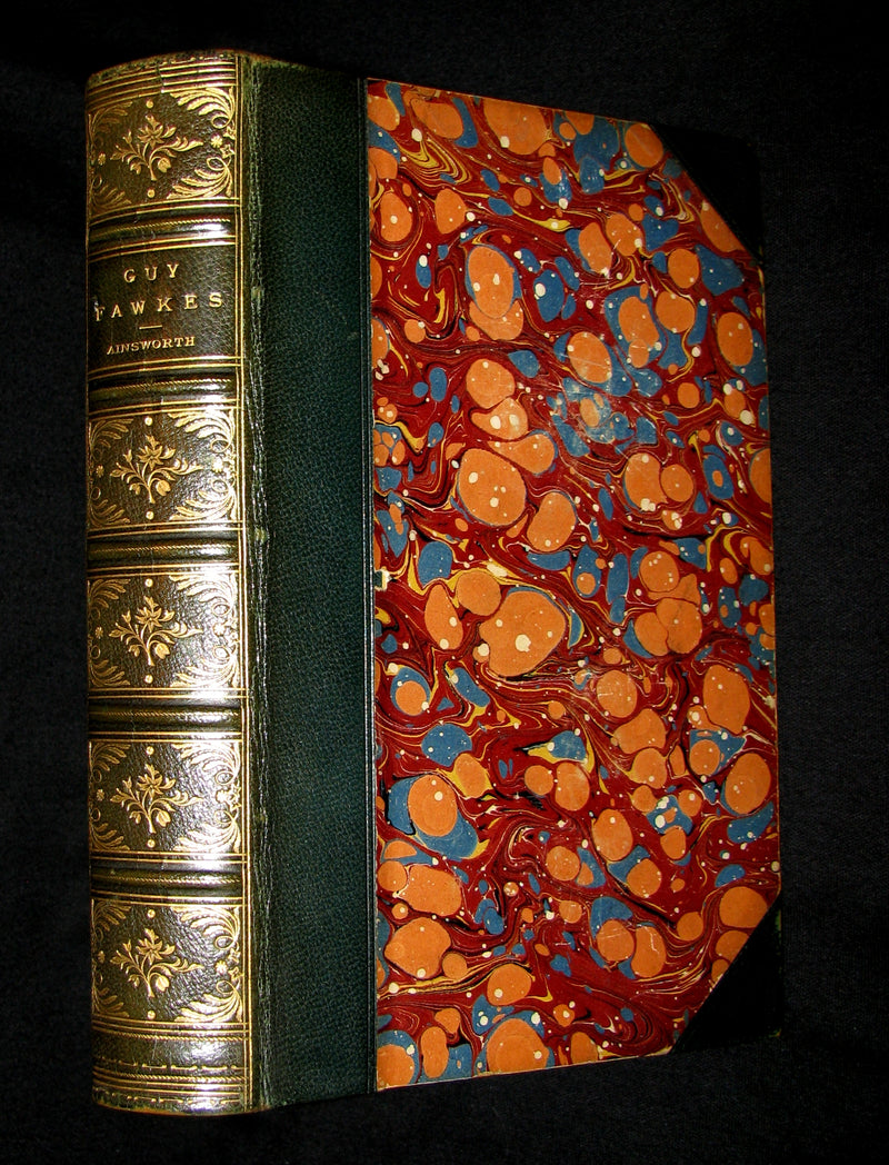 1840's Rare Book - Guy Fawkes, or the Gunpowder Treason illustrated by CRUIKSHANK