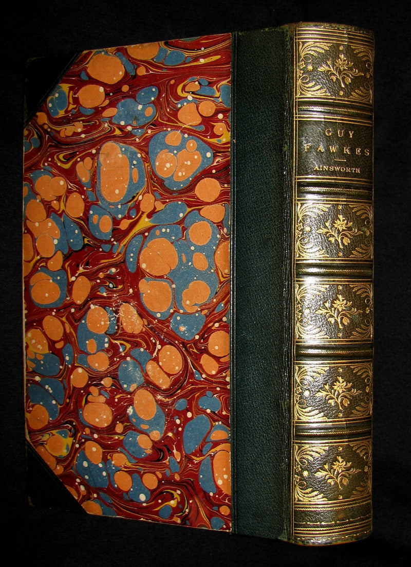 1840's Rare Book - Guy Fawkes, or the Gunpowder Treason illustrated by CRUIKSHANK