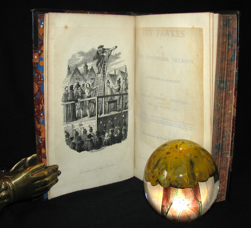 1840's Rare Book - Guy Fawkes, or the Gunpowder Treason illustrated by CRUIKSHANK