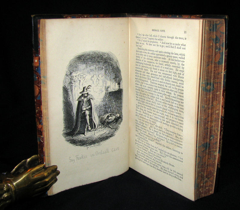 1840's Rare Book - Guy Fawkes, or the Gunpowder Treason illustrated by CRUIKSHANK