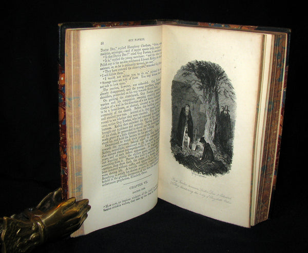 1840's Rare Book - Guy Fawkes, or the Gunpowder Treason illustrated by CRUIKSHANK