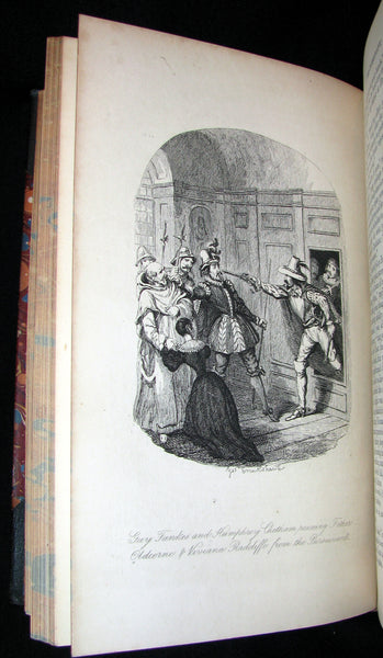 1840's Rare Book - Guy Fawkes, or the Gunpowder Treason illustrated by CRUIKSHANK