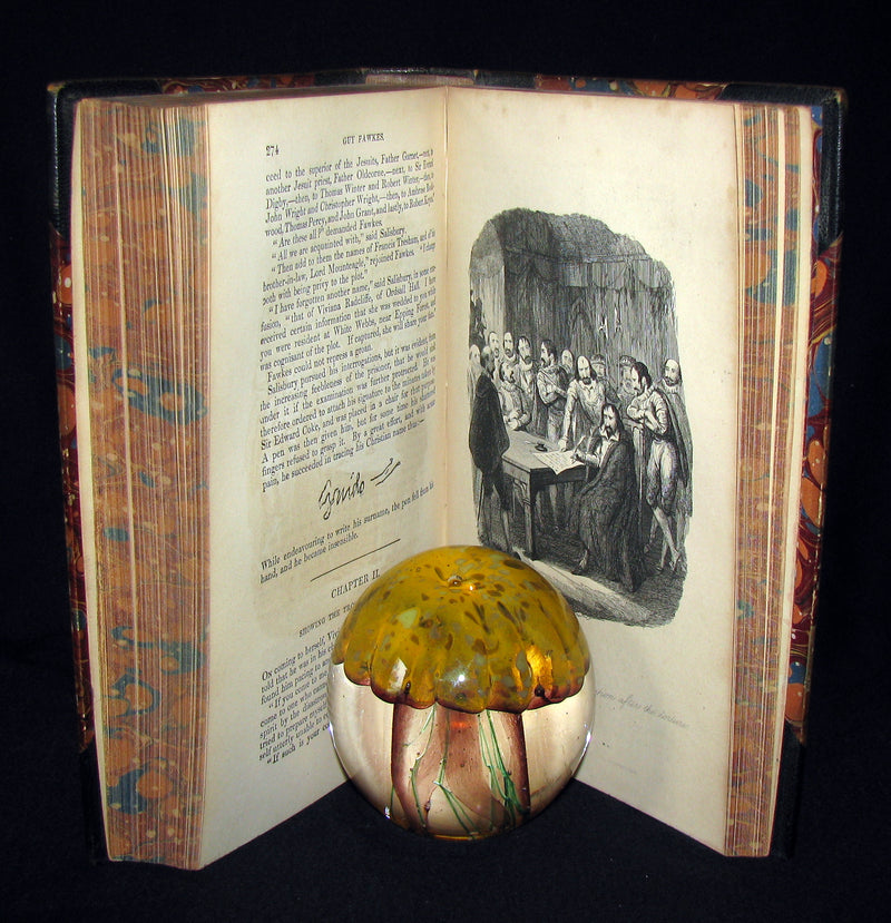 1840's Rare Book - Guy Fawkes, or the Gunpowder Treason illustrated by CRUIKSHANK