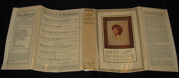 1946 Rare Edition with Dustjacket- ANNE of AVONLEA By L. M. Montgomery