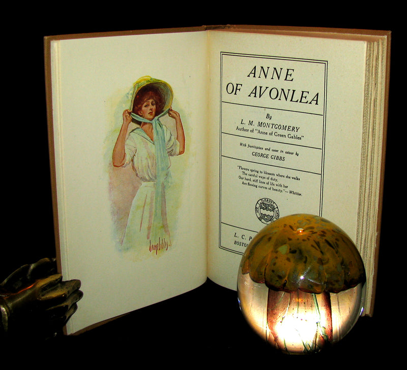 1946 Rare Edition with Dustjacket- ANNE of AVONLEA By L. M. Montgomery