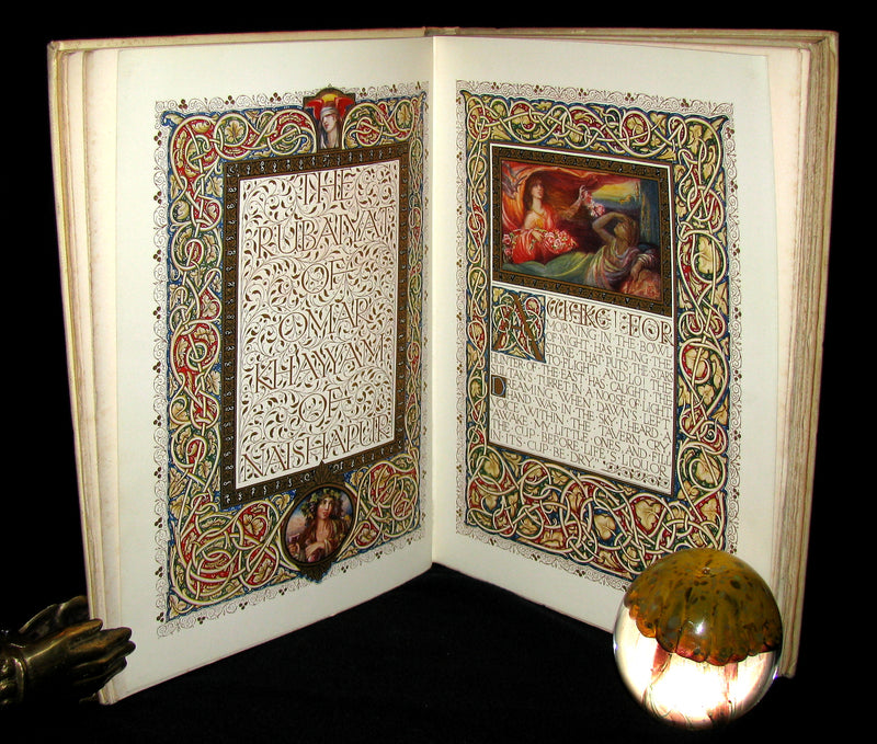 1910 First Edition - Rubaiyat of Omar Khayyam Illuminated by Sangorski and Sutcliffe.