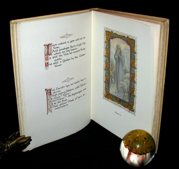 1910 First Edition - Rubaiyat of Omar Khayyam Illuminated by Sangorski and Sutcliffe.