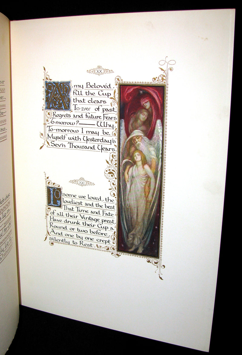 1910 First Edition - Rubaiyat of Omar Khayyam Illuminated by Sangorski and Sutcliffe.