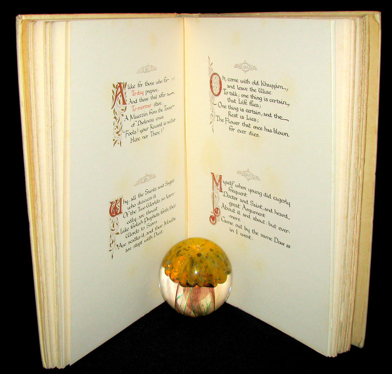 1910 First Edition - Rubaiyat of Omar Khayyam Illuminated by Sangorski and Sutcliffe.