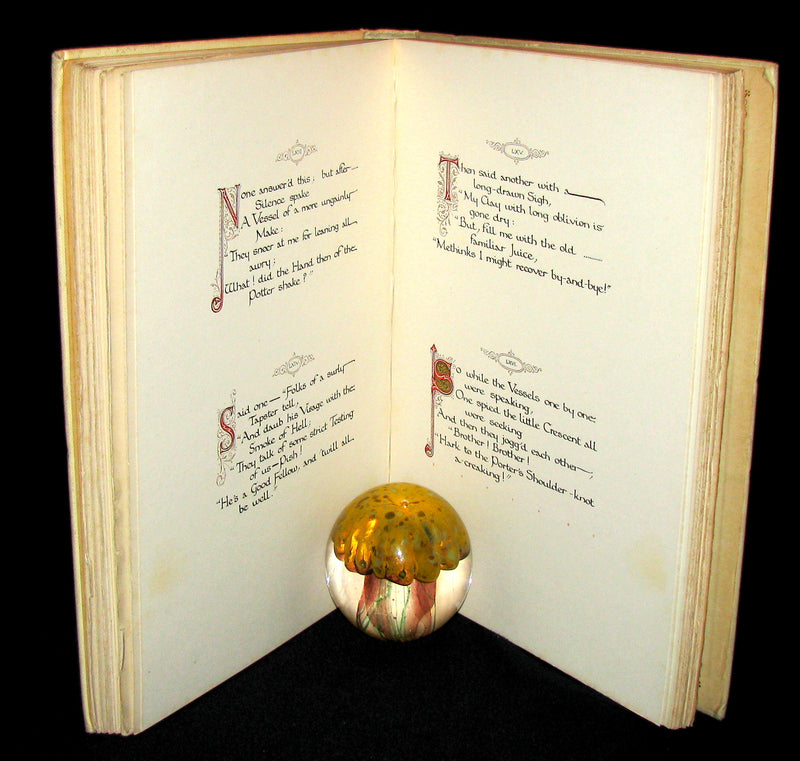 1910 First Edition - Rubaiyat of Omar Khayyam Illuminated by Sangorski and Sutcliffe.