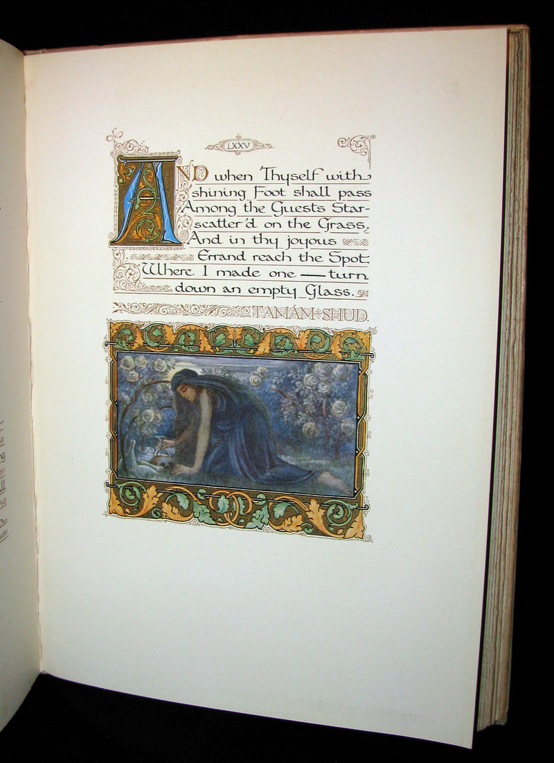 1910 First Edition - Rubaiyat of Omar Khayyam Illuminated by Sangorski and Sutcliffe.