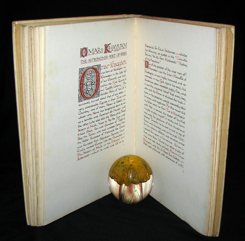 1910 First Edition - Rubaiyat of Omar Khayyam Illuminated by Sangorski and Sutcliffe.