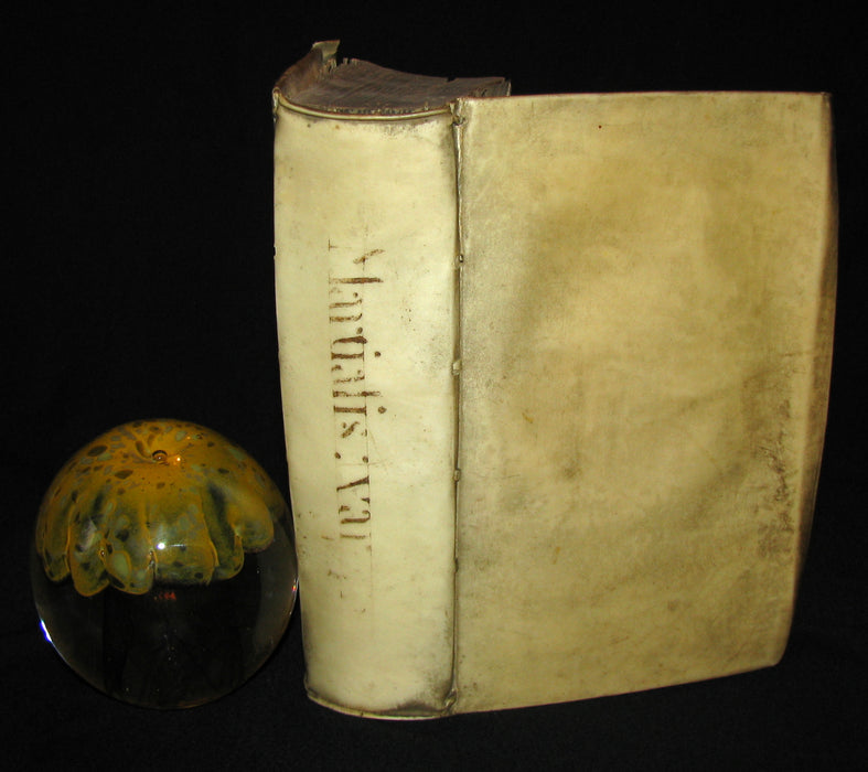 1656 Rare Latin vellum Book - MARTIAL's Epigrams - M. Valerii Martialis Epigrammata