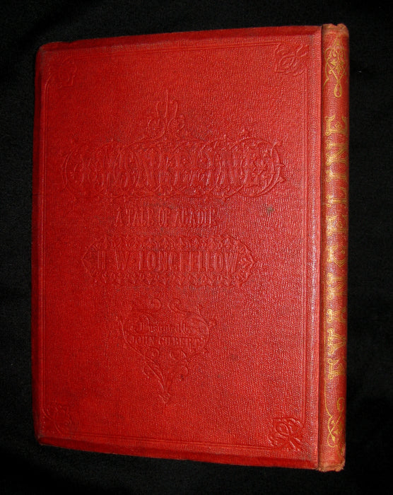 1856 Rare Victorian Book - Evangeline  A tale of Acadie by Henry Wadsworth Longfellow.