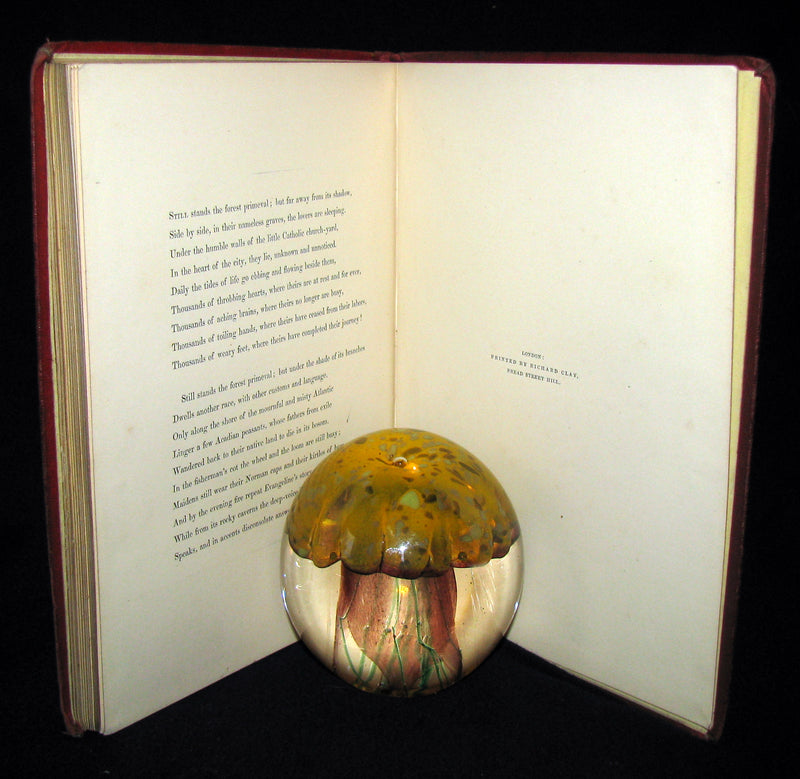 1856 Rare Victorian Book - Evangeline  A tale of Acadie by Henry Wadsworth Longfellow.