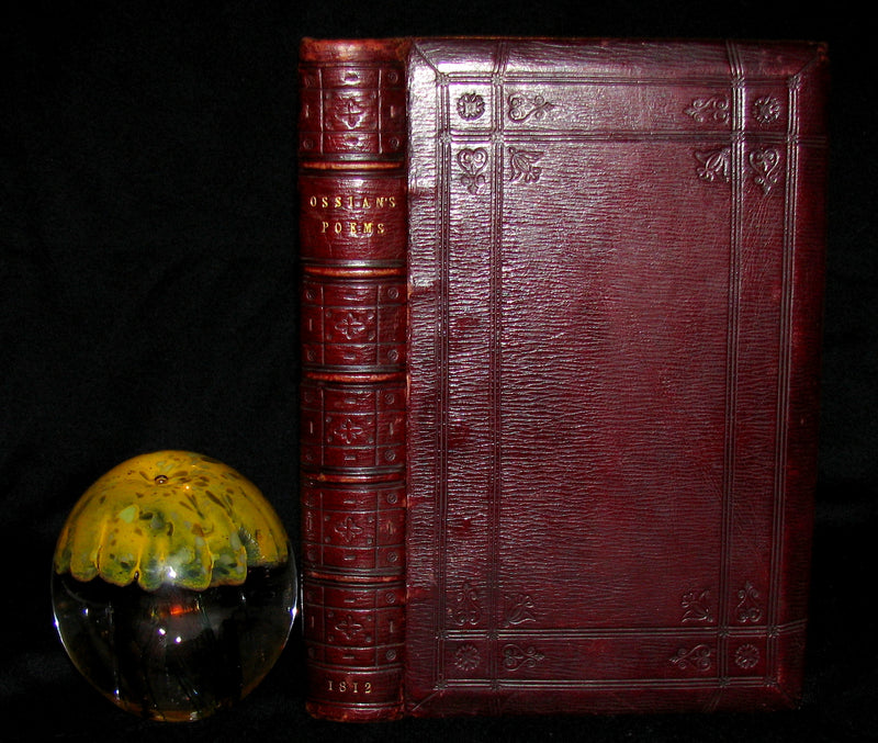 1812 Rare Book - The Poems of Ossian - The Son of Fingal by James MacPherson.